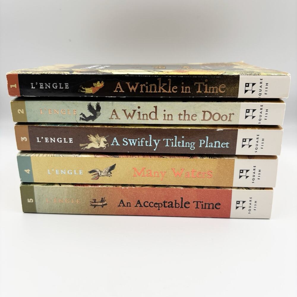 The Time Quintet Madeleine L'Engle 5 Book Complete Paperback Set Square Fish